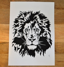 Load image into Gallery viewer, LEO THE LION SCREEN PRINT - Black
