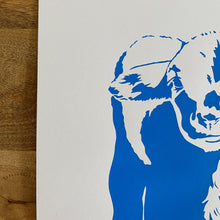 Load image into Gallery viewer, SANDY THE LAMB SCREEN PRINT - Bright Blue
