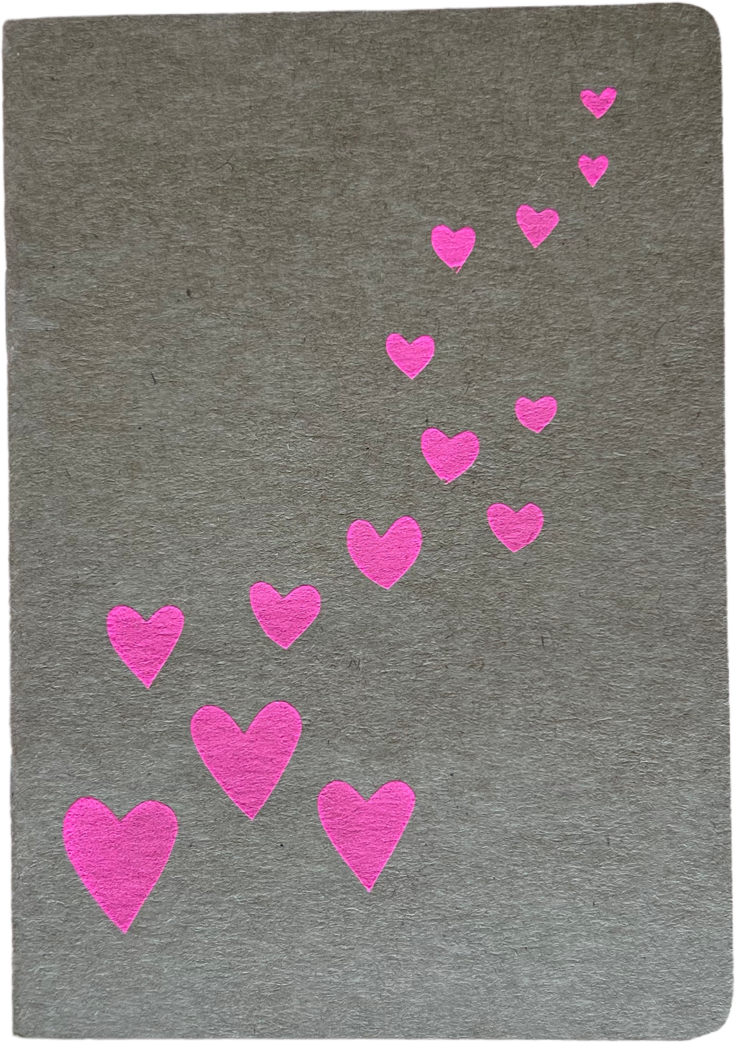 FLOATING HEARTS A6 LINED NOTEBOOK