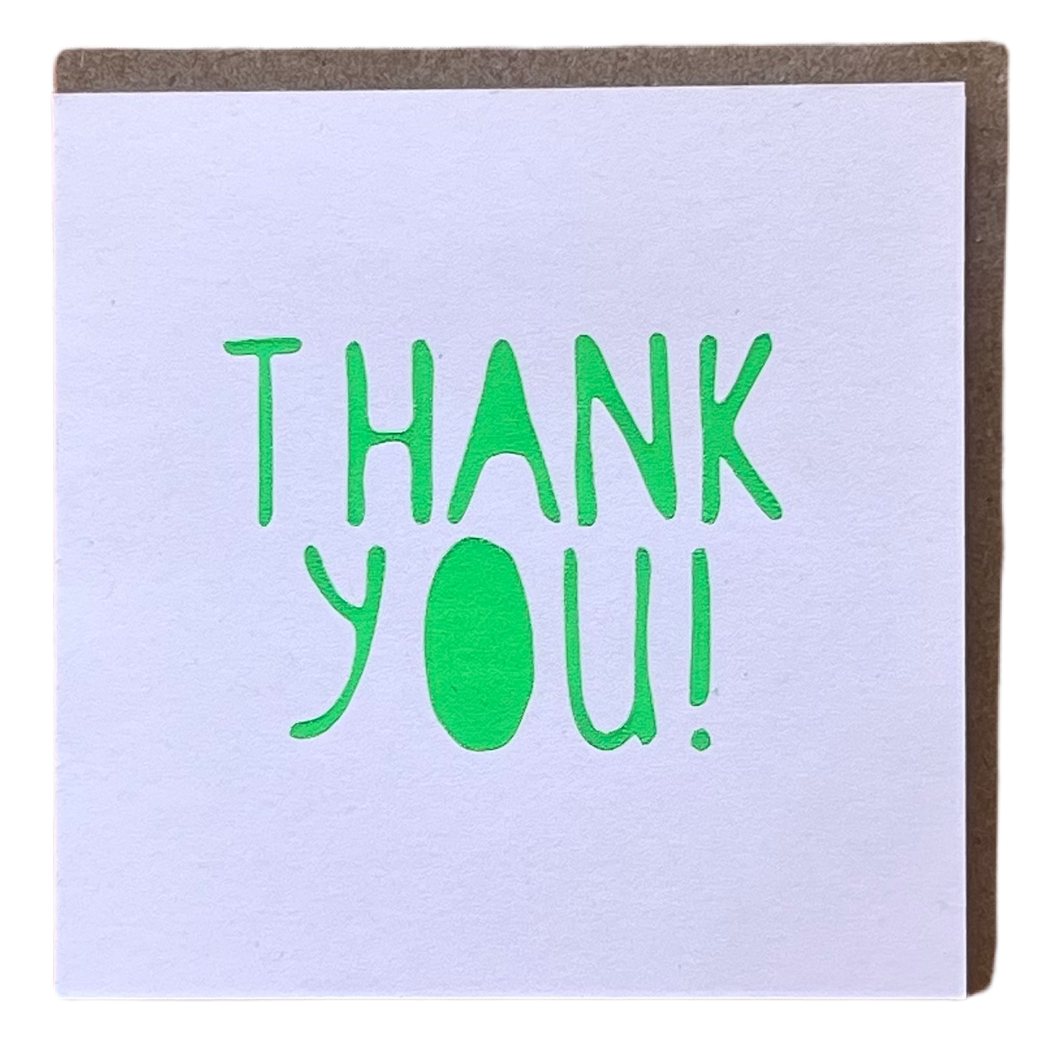 THANK YOU! - Bright Green